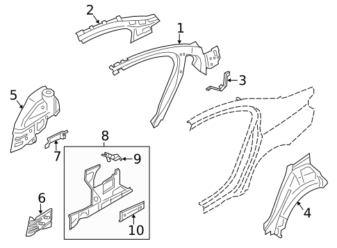 Inner Structure for 2014 BMW 650i Gran Coupe #0