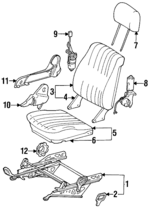 2019106983 - : Seat Track for Mercedes-Benz Image