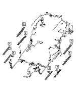 68242552AA - Electrical: Wiring Trough for Mopar Image image