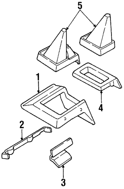 Console for 1994 Honda Passport #0