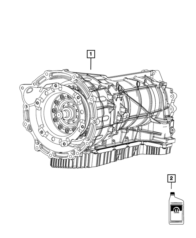 « 68591457AC – Transmission : Avec Convertisseur De Couple Transmission pour Mopar Image »