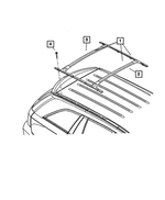 4857768AD - : Lugg Rack Cross Rail, Rear for Mopar Image