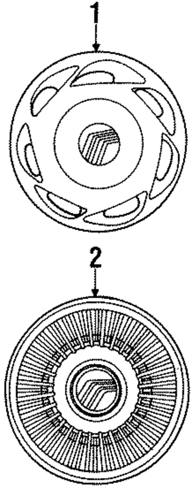 F6MZ1130AA - : Wheel Cover for Mercury: Grand Marquis Image