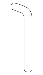 99631454501 - Steering: Reservoir Hose for Porsche: 911, Cayman Image