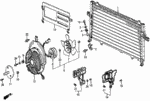 38613692000 - Body/Air Conditioning: COLLAR, MOTOR MOUNTING for Honda Image