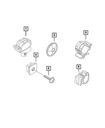 68118156AA - Electrical: Wiring Clip for Mopar Image