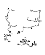 68195931AA - Electrical: Seat Wiring for Mopar Image
