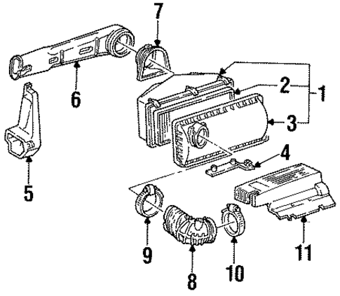 Filters for 1996 GMC Suburban K2500 #0