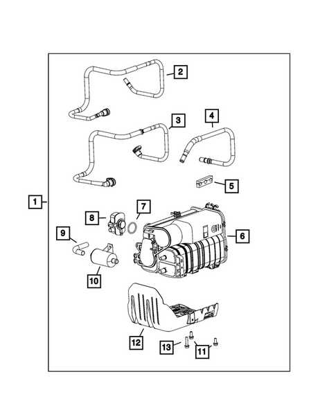 Vacuum Canister/Leak Detection Pump for 2025 Ram 3500 #0