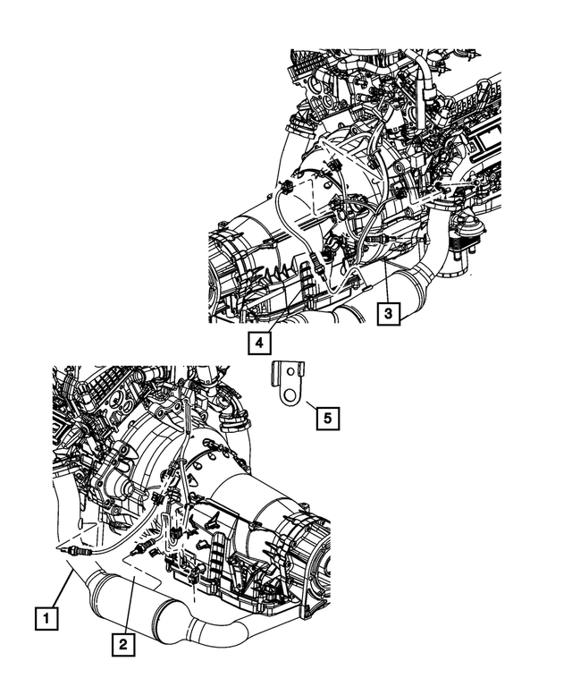 56041823AB - Electrical: Oxygen Sensor Bracket for Dodge: Nitro | Jeep: Grand Cherokee, Liberty Image