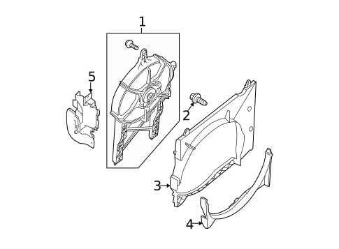 Condenser Fan for 2005 Nissan Pathfinder #0