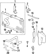 25214P6W003 - : Hose for Acura Image