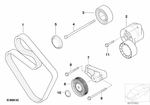 11287509247 - : Bracket, Deflection Pulley for BMW Image