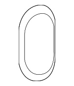 YW201DVAA - Body: Lock Cover for Mopar Image
