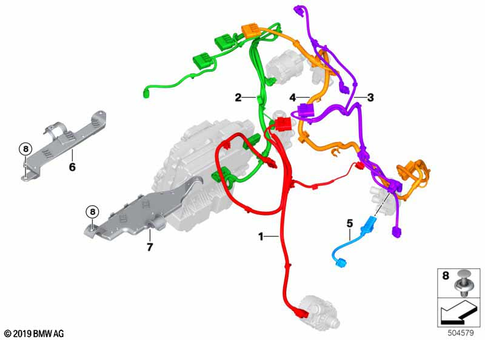 Engine Wiring Harness for 2019 Mini Cooper SE #0