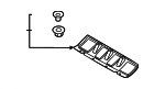 866A1DW000 - Body: Skid Plate for Kia Image
