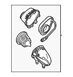 AU2Z9600DRM - Engine: Air Cleaner for Ford: Mustang Image