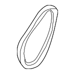 F4ZZ9673A - Engine: Air Cleaner Gasket for Ford: Mustang Image