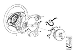61316949754 - Steering: Switch, Multifunct. Steering Wheel for BMW Image