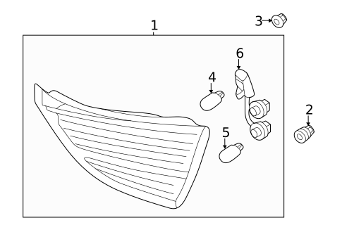Backup Lamps for 2012 Hyundai Elantra #0