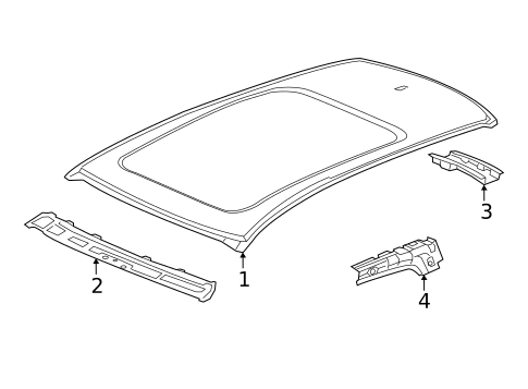 Roof & Components for 2019 Acura RDX #0