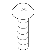 998330408 - Fuel System: Plate Screw for Mazda: 5, 6, CX-5, CX-9, MX-5 Miata Image