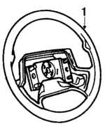 9762935 - Steering: Steering Wheel for Cadillac: Brougham, DeVille, Fleetwood Image