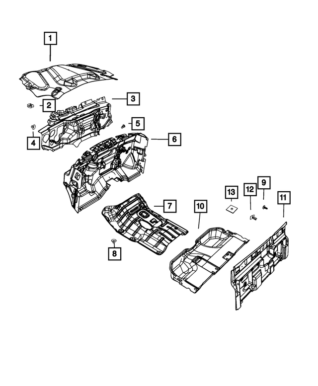 « 68204728AD – Interior Trim : Tablier Isolation pour Mopar Image »