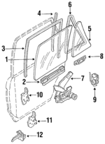 E8GY7425712A - Body: Glass for Ford Image