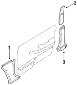 6690013E10 - Body: Cowl Trim for Nissan: Maxima Image