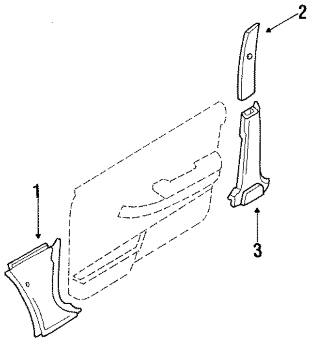 6690113E00 - : Cowl Trim for Nissan Image