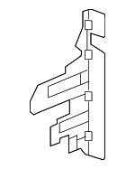 74116TGSA10 - : 2019-2021 Honda Passport - Plate R Front Air Guide for Honda: Passport Image