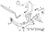 32416751127 - Steering: Hose Clamp for BMW Image