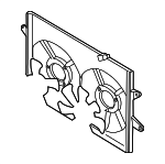 KLR915210 - Cooling System: Shroud for Mazda: 626 Image