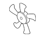 FS1H15140 - Cooling System: Fan Blade for Mazda: 6, 626 Image