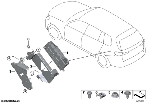 Amplifier for 2021 BMW X6 40i #0