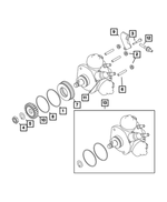 68444373AA - Fuel and Accelerator Pedal: O Ring for Ram: 2500, 3500 Image