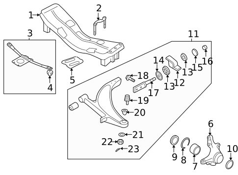 Suspension Components for 2004 Subaru Impreza #0