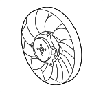 12801549 - Cooling System: Fan &amp; Motor for Saab: 9-3, 9-3X Image