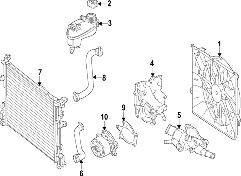 Cooling System for 2022 INFINITI QX55 #0