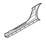 98150466109 - : Rocker Molding for Porsche: Boxster, Cayman Image