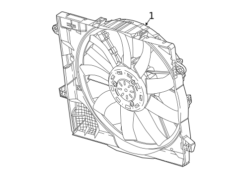 Cooling Fan for 2022 Jeep Gladiator #0