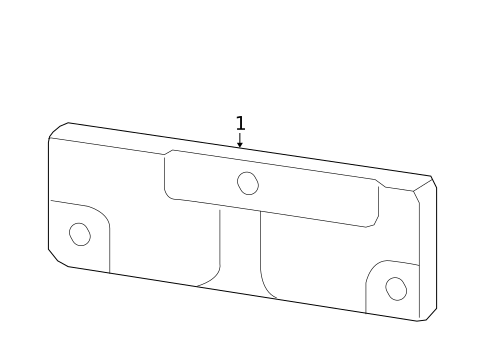 Rear Reflector for 2012 Acura RDX #0