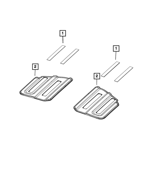 Headliners - Visors - Assist Straps for 2021 Jeep Wrangler #3