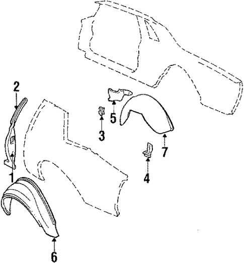 Inner Components for 1985 Oldsmobile Delta 88 #0