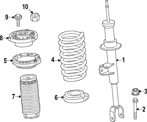 Struts & Components for 2025 BMW 530i #0