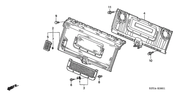 Middle Mat for 2005 Honda Insight #0
