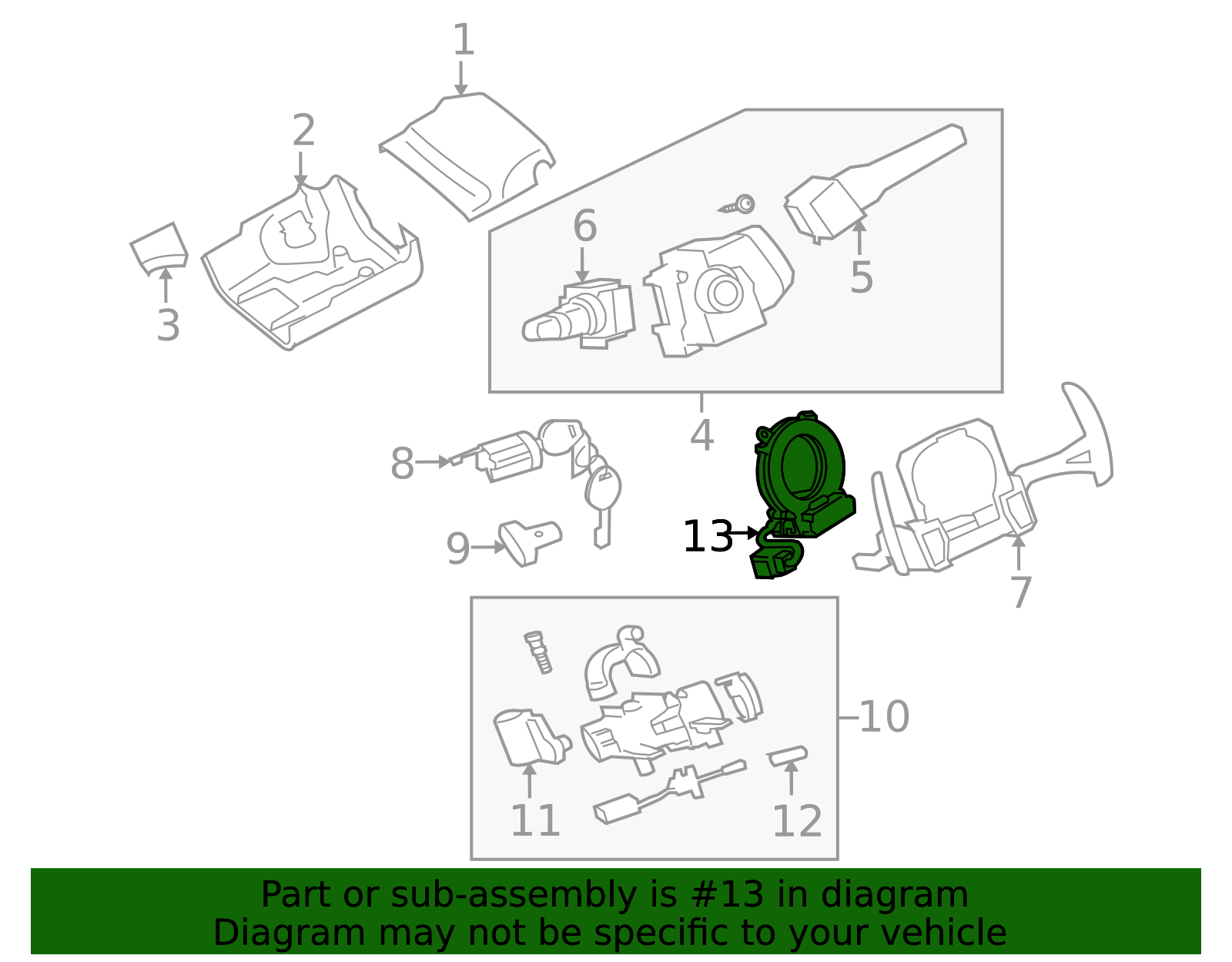 2007-2017 Mitsubishi Steering Sensor Assembly 8651A086 | OEM Parts