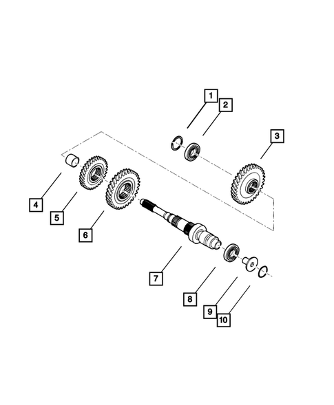 Gear Train for 2016 Dodge Dart #2