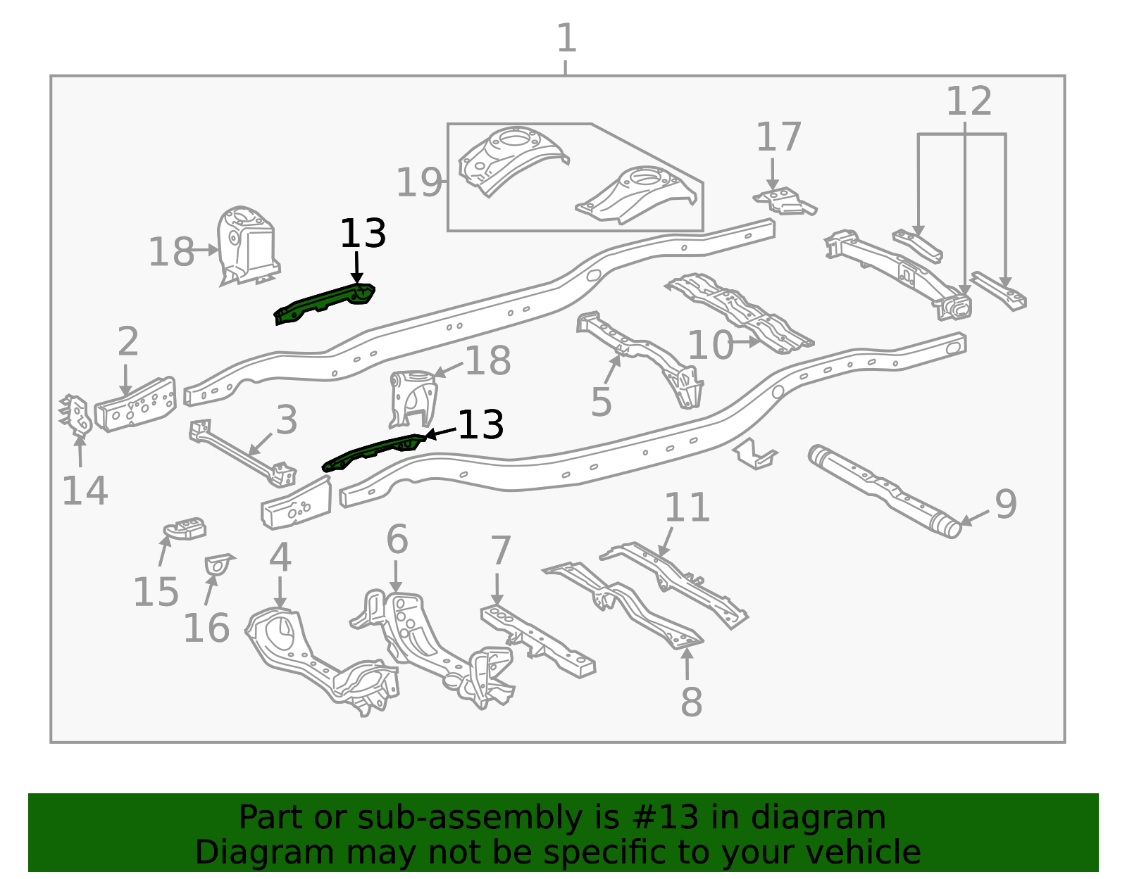 51148-60010 - High-Quality Chassis Frame Reinforcement for 2008-2021 ...